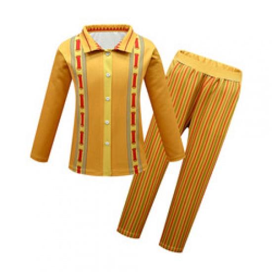 

LZH Дитячий модний костюм Encanto Mirabel Felix Carnaval Cosplay Costume 2pcs Outfits Kids Halloween 160=11-12 years