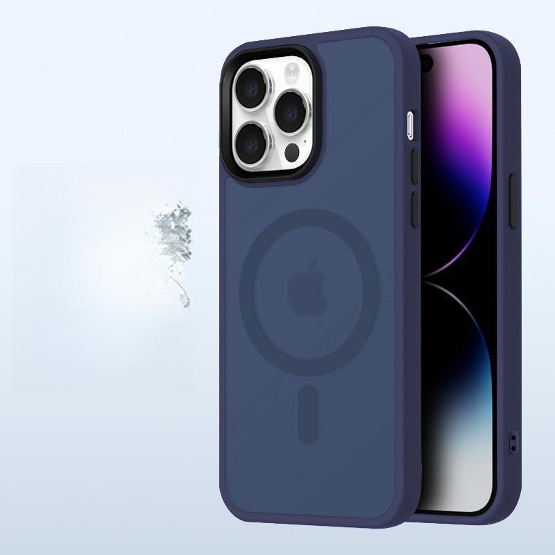 

Подходит для чехла для мобильного телефона iPhone16 Magsafe с магнитной адсорбцией Apple 14 Матовый противоударный 13ProMax Защитный чехол 12 iPhone 12