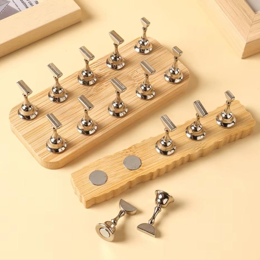 Adjustable Nail Tips Holder Nail Art Nail Display Stand Portable Fake Nail Display Stand