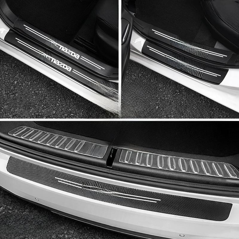 Trittschutzaufkleber für Schwellenschutz für Mazda 3/6, Angkesaila und CX-4/CX-5