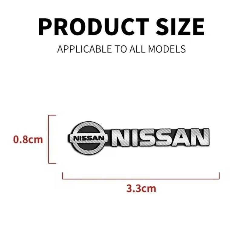 Car Audio Decorate 3D Aluminum Badge Emblem Stickers For Nissan Qashqai Juke Pulsar Sentra Altima Patrol Micra Rogue Almera Vers