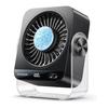 [Comes with a Cooling Plate & Feels the Sharp Cold of -30] Tabletop Fan, Small, Powerful, USB Quick Charging, Long-lasting Operation, 120 Swing