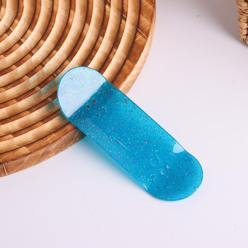 Mini Glow In Dark Finger Skateboard Luminous Fingerboard Deck Toy Kids Stress Relief Toys For Adult Children Gifts