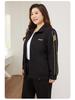 Mother's Plus Size Autumn-Winter Long-Sleeve Two-Piece Set: Middle-Aged Women's Casual Sportswear