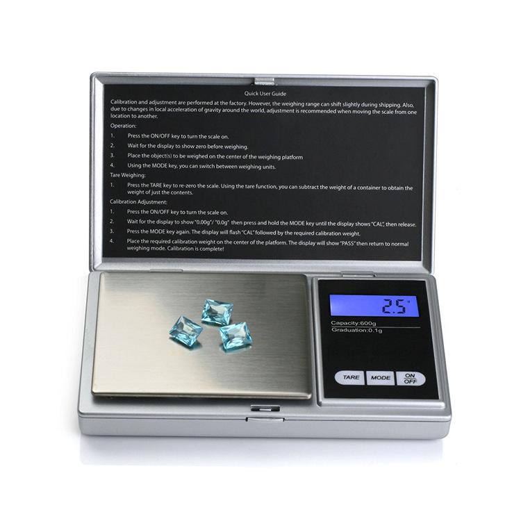 High Precision Mini Jewelry Pocket Scale for Gold and Carats