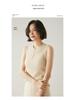 Gentle & Chic Cashmere Slim-Fit Sleeveless Knit Tank Top Sweater for Women