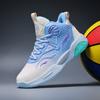 Boys basketball shoes 2025 spring and summer new middle-aged and older children's sports shoes mesh breathable youth running shoes