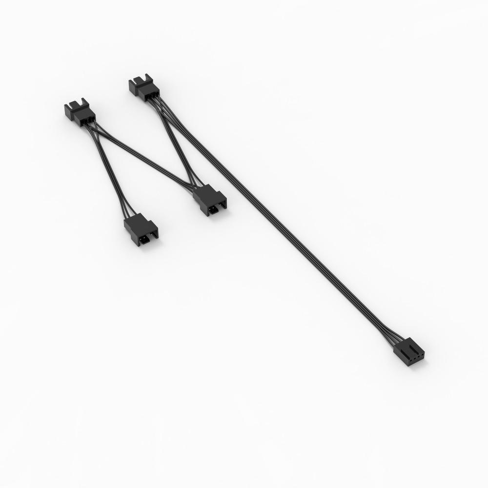 Multi-fan PWM Fan Splitter Cable 4Pin PWM Connector Practical Fan Extension Cable Computer Case