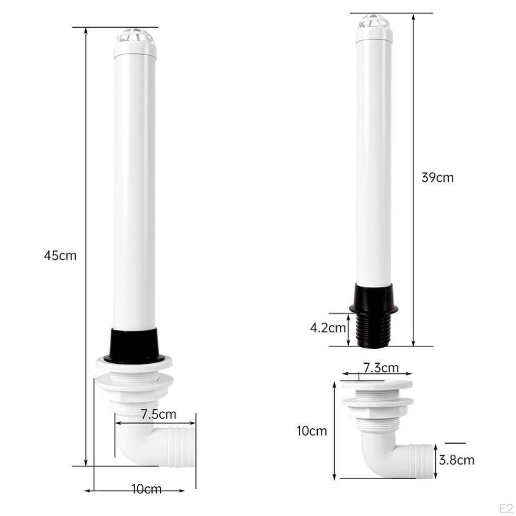 Overflow Drain Tube Fishbox Accessories Easy To Install High Performance Repair Parts
