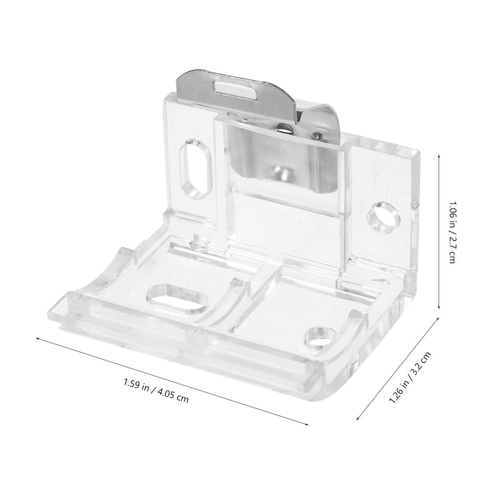 4 szt. Mini wsporniki do rolet okiennych Wsporniki mocujące szynę górną rolety pionowej Części do rolet Wsporniki do rolet okiennych