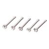 40 Stück 1,8 mm Unisex Mode Einfacher Nasenstecker mit rundem Kopf Körperschmuck Piercings