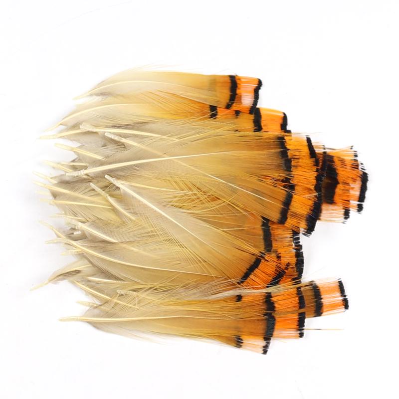 10pcs Lady Amherst Feather Tippet Nymph Wet Streamer Wing Tag Tail Fly Tying Material Salmon Steelhead Fishing Fly Tying