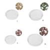 Silicone Resin Tray Moulds Fruit Dish Mould Round Cement Tray Molds Plate Moulds for Resin Casting Craft Decorations