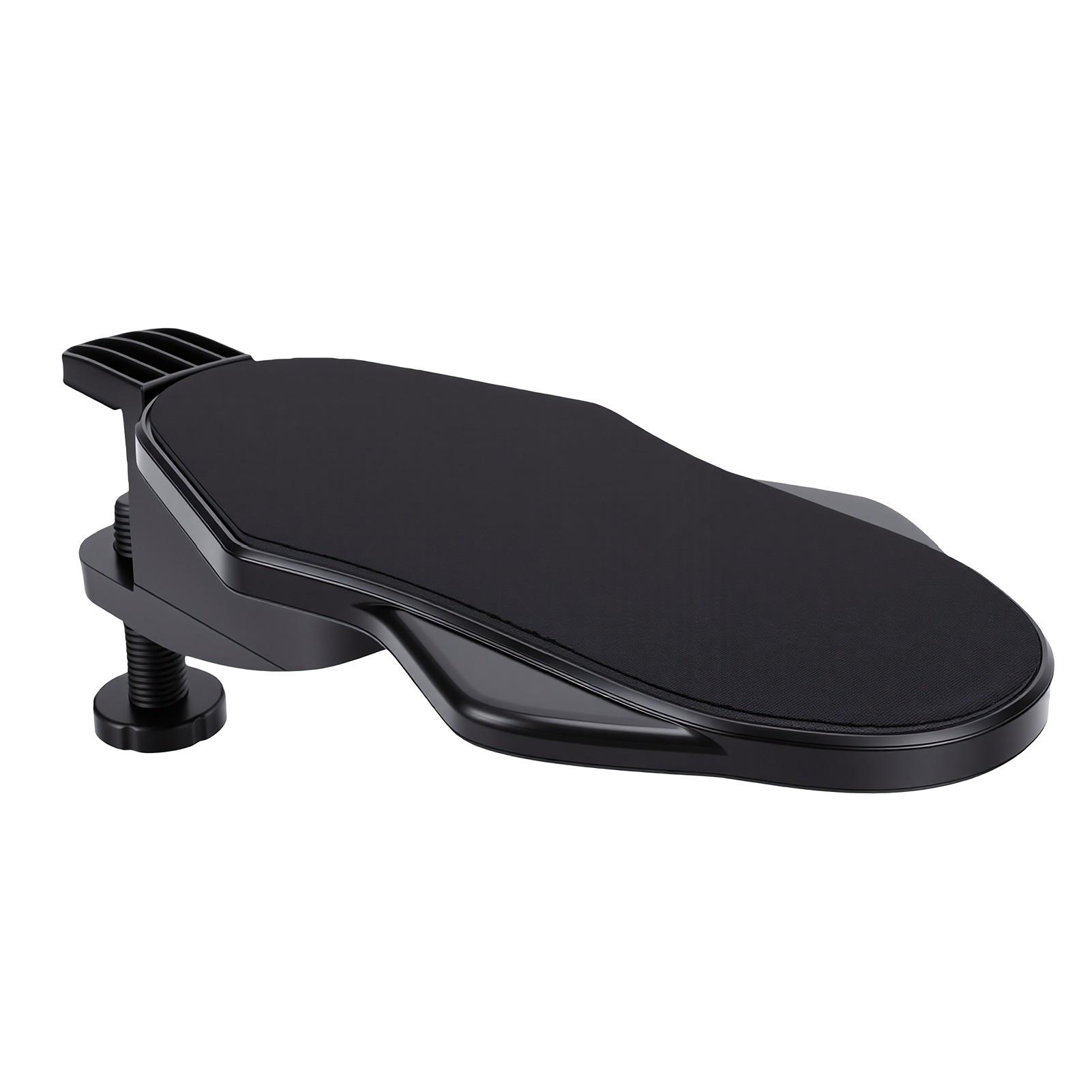 Accoudoir de bureau 180 degrés Rotatif Réglable Ergonomique Soulager le Stress Extension de plateau d'Accoudoir pour Bureau d'Ordinateur pour le Travail