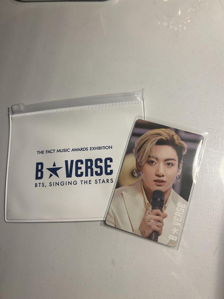 [USED] BTS Jungkook Trading Card BVERSE