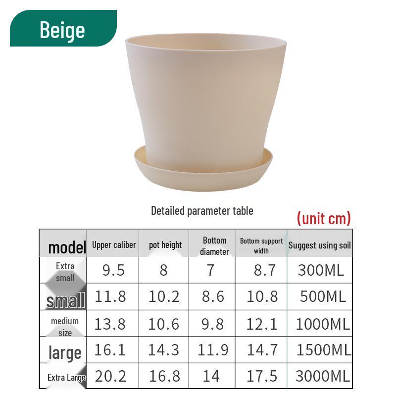 Large Resin Flower Pot for Balcony - Ideal for Roses, Chlorophytum, Succulents, and More