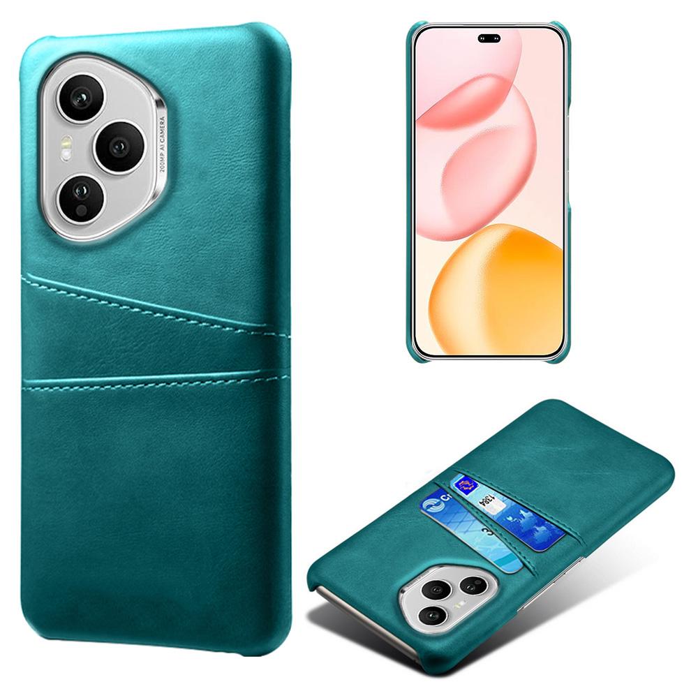 For Honor 400 Pro 5G (Global) Case Dual Card Slots PU Leather+Hard PC Phone Cover