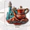 Turkey Fridge Stickers Istanbul Travel Souvenirs Coffe Spinning Dance Fridge Magnets Home Decoration Wedding Gifts