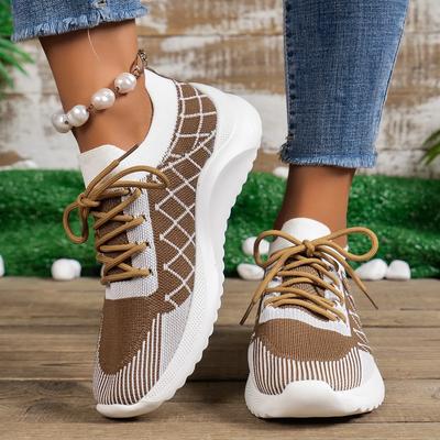 Nowe Damskie Buty Wulkanizowane Kawa Kobieta Ortopedyczne Sneakersy Wszechstronne Damskie Buty Siateczkowe Oddychające Buty Zapatos Para Mujeres