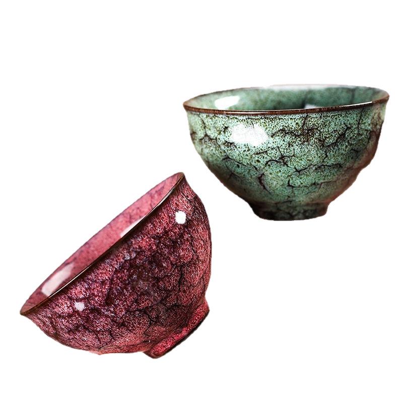 Five Elements Jianzhan Teacup Set: Ceramic Gongfu Tea Gift, Tianmu Host Cup and Box.