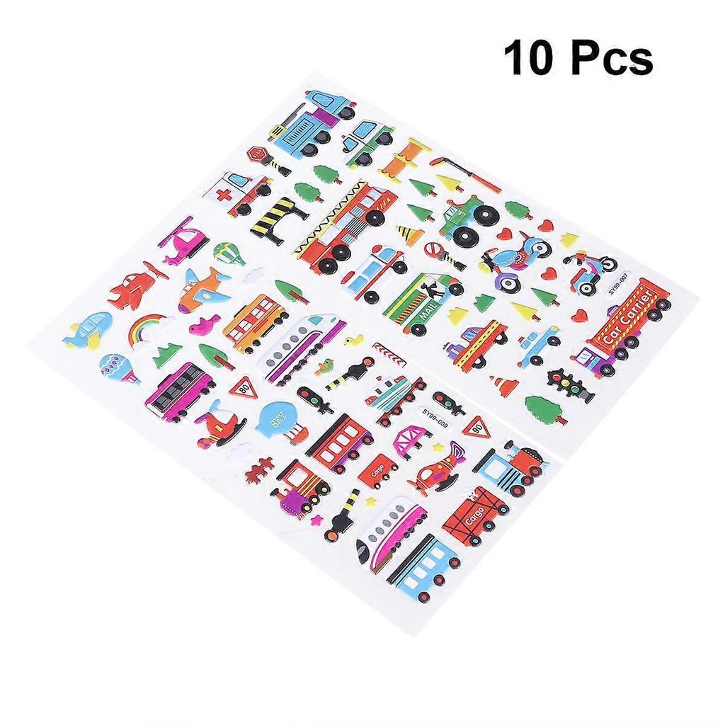 Traffic Bubble Stickers Car Stickers for Kids 20 Sheets Assorted