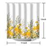 JINRUN Bathroom Thickened Waterproof Curtain Mildew Proof Shower Curtain Shower Partition Curtain Shower Curtain Bathroom Curtain Free Perforation