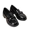 Black Versatile British Casual Platform Small Leather Shoes Women's Autumn and Winter 2025 New French Retro Mary Jane Single Shoes