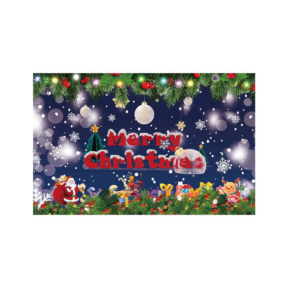 Christmas Backdrop Decorative Wall Cloth for Parties and Restaurants