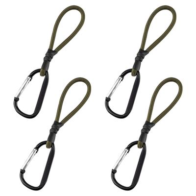Nalaina Stretch Cord Haken von Stretch Cord Zelthaken Plane Teile Installation Zelt Camping Outdoor Seil Haken Camping Ausrüstung (Satz 4)