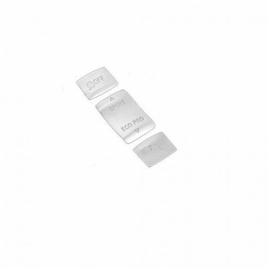 13- For BMW 3 4 Series Electronic Handbrake Matte Silver Switch Sticker Trim
