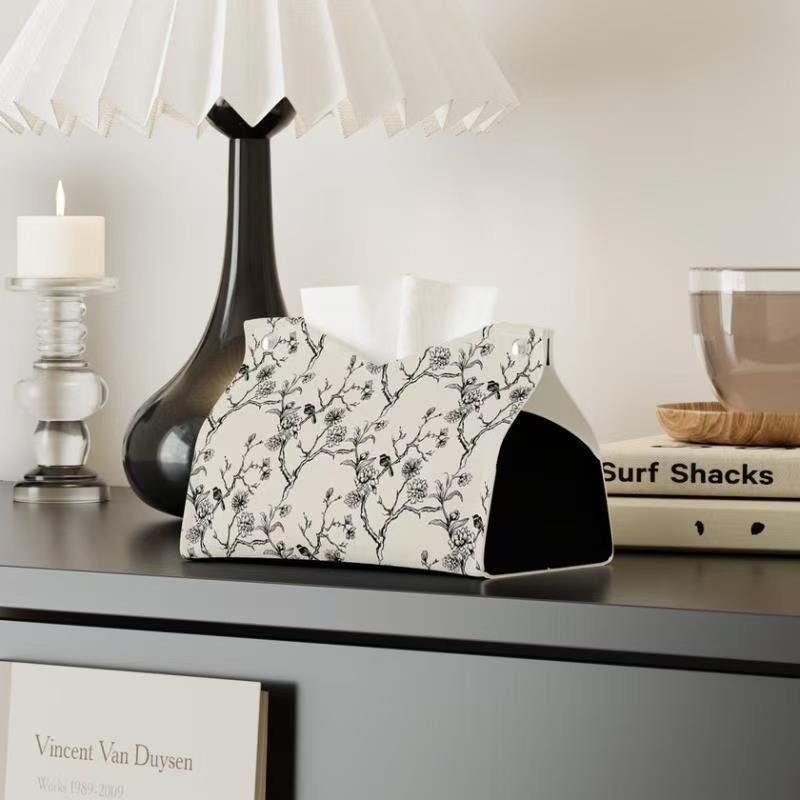 Elegant Retro Waterproof Tissue Box for Home, Bathroom, or Car