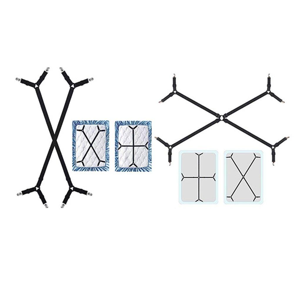 Non-Slip Bed Sheet Holder Adjustable Fixing Strap Grippers Durable Clothes Pegs Blankets