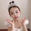 Shiny Crown Hair Accessory Vintage Princess Rhinestone Tiara  Birthday Head Jewelry