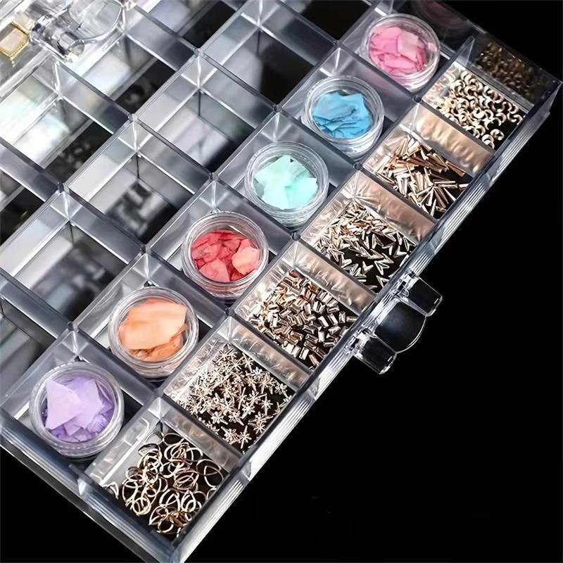 50pcs 5g Sample Clear Cream Jar Mini Cosmetic Bottles Containers Transparent Pot For Nail Arts Small Clear Can Tin For Balm