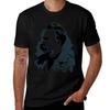 Friedrich Nietzsche Portrait Vector Drawing Tshirt Basic Lightweight Short Sleeve Tee Tshirt