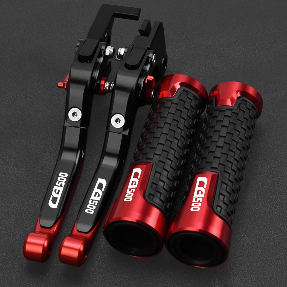 Motorcycle CNC  Adjustable Extendable Folding Brake Clutch Levers Handle Grips For HONDA For Honda CB500 CB 500 1994 1995
