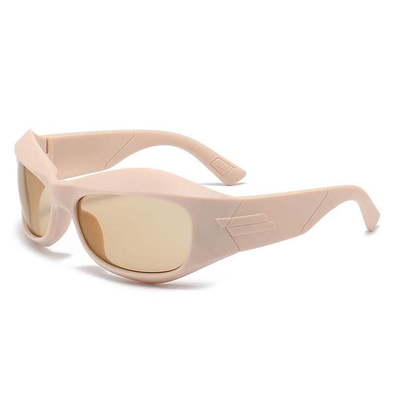 

New Women Futuristic Sunglasses Punk Hip Hop Sun Glasses Women S Outdoor Sports Hiking Glasses Uv400 As shown in the figu