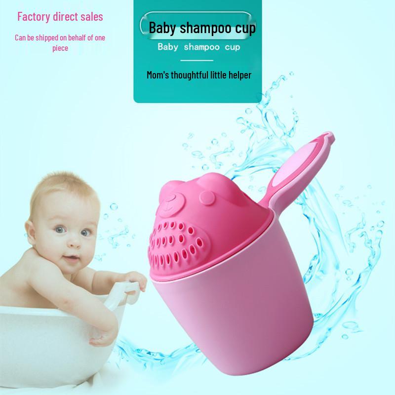 Thickened Plastic Baby Bath Water Scoop and Shampoo Cup