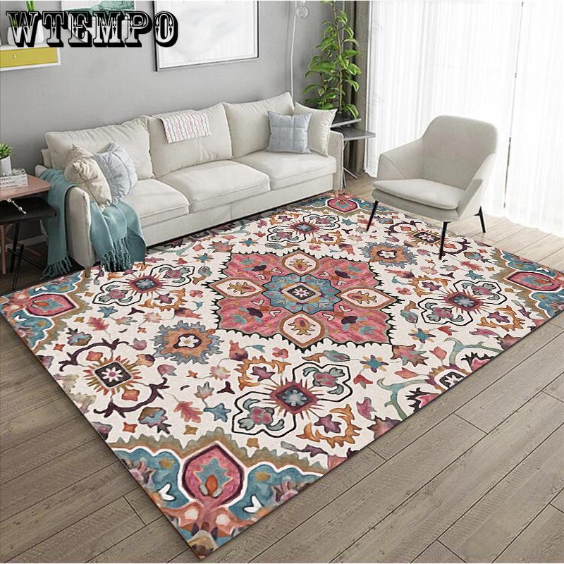 National Style Carpet Persian American Style Retro Living Room Sofa Tea Table Carpet Household