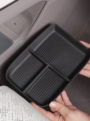 For ZEEKR 7X 2025+ Centre Console Storage Box Silicone Armrest Lower Organiser Interior Upgrade Car Accessories
