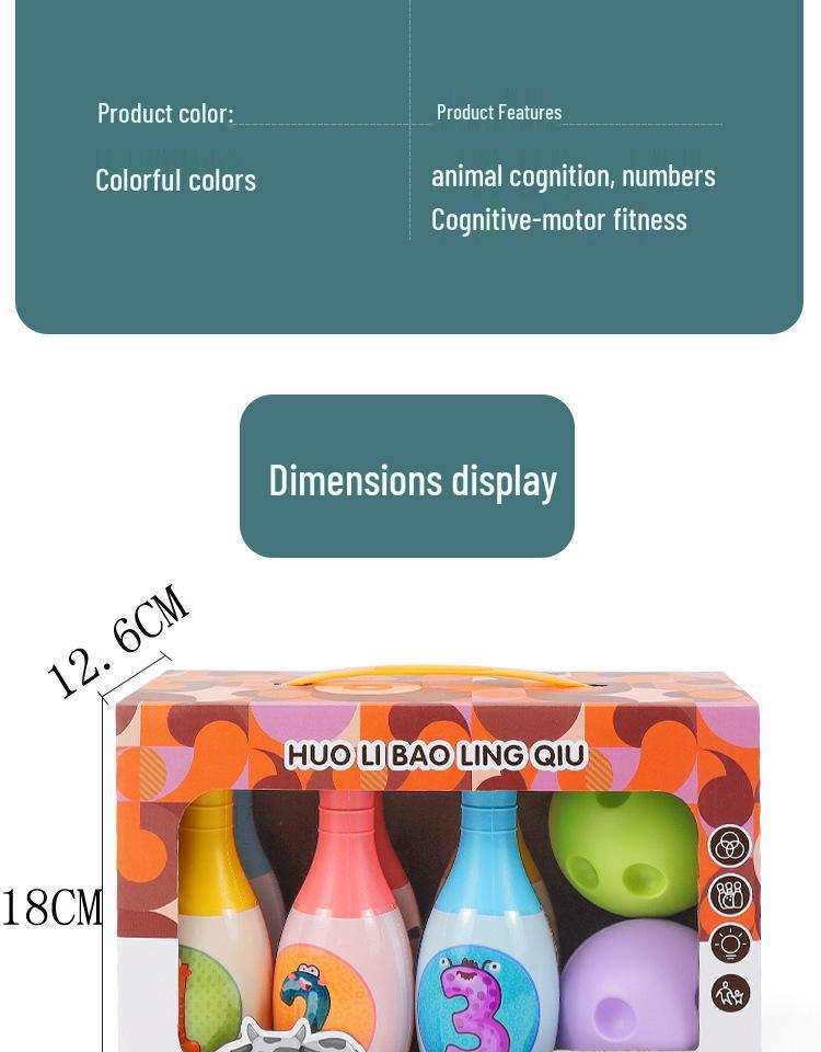 Children's Indoor Bowling Game: Interactive Role-Playing Ball Toys for Kindergartens