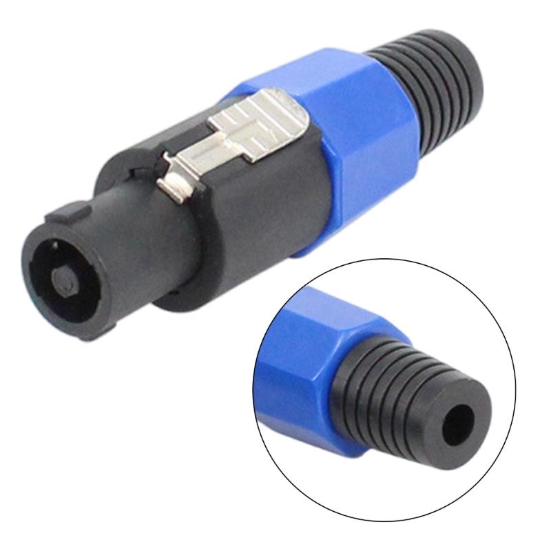 4 Stück Professionelle 4-polige NL4FC Speaker Twist Lock Stecker 4 Pole Lautsprecheradapter-Steckverbinder 4-poliger Speaker Twist Steckverbinder