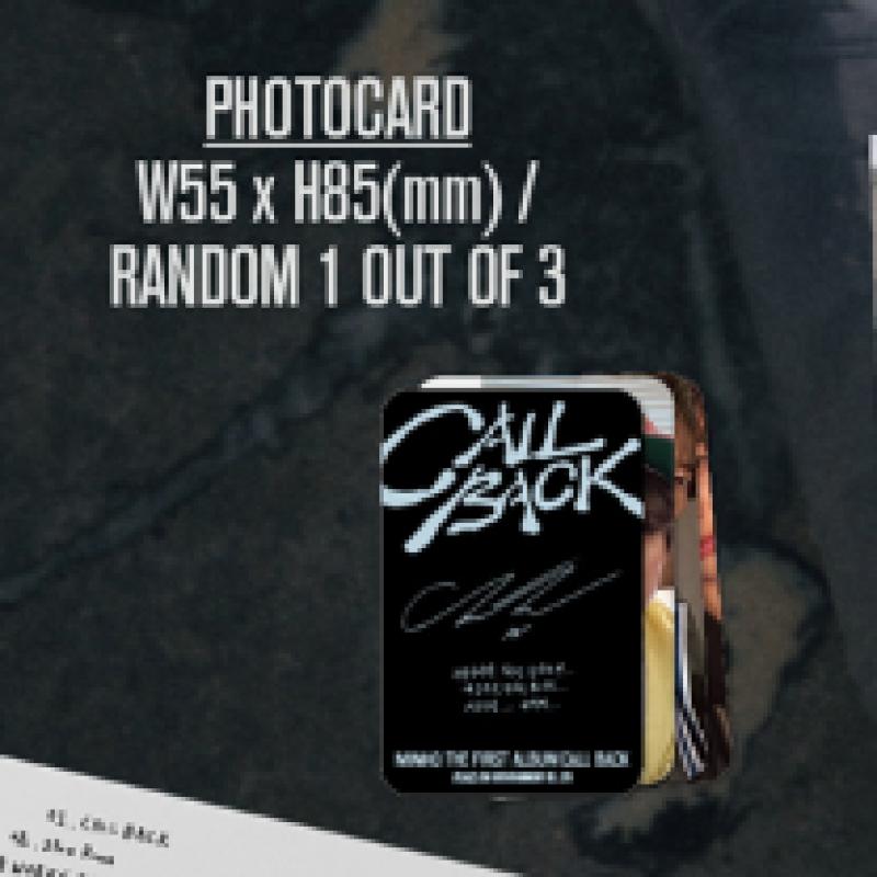 Minho 1st Regular Album Call Back  Photo Book Ver. 