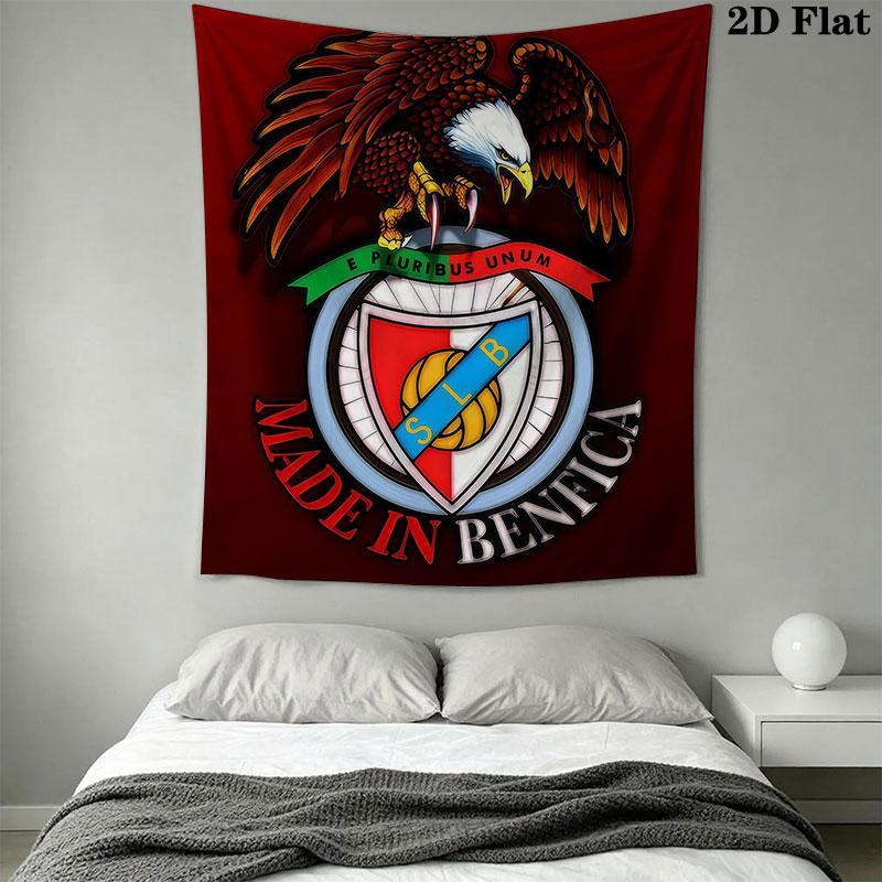 S.L. Benfica  POSTER Wall Hanging Printed Fabric Blanket Decorative Tapestries for Bedroom Living Room Home Decor