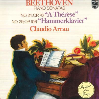 LP Plaat CLAUDIO ARRAU - Beethoven Sonate Nr. 24 in Fis Ma 6833145 PUILIPS Japan Klassiek Gebruikt