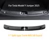 Rear Trunk Bumper Protector Guard For New Tesla Model Y Juniper 2025+ Trunk Threshold Cover Mat Split Type Trunk Door Sill Guard