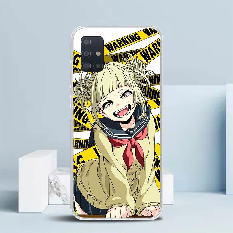Himiko Toga My Hero Fashion Phone Case For Samsung Galaxy A52 A32 A22 A12 A51 A50S A30S A10S Note 20 Ultra 10 S10 Plus A31 A20 A