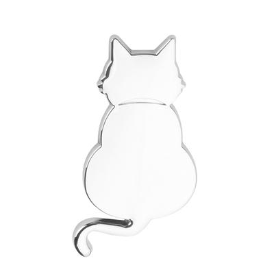 KENASTA Sticker Cat Emblem Car 3D Metallic Waterproof Cute Car Sticker Character Cat Animal