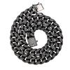 14mm 3D Zircon Hip-Hop Cuban Chain & Water Wave Bracelet for Men