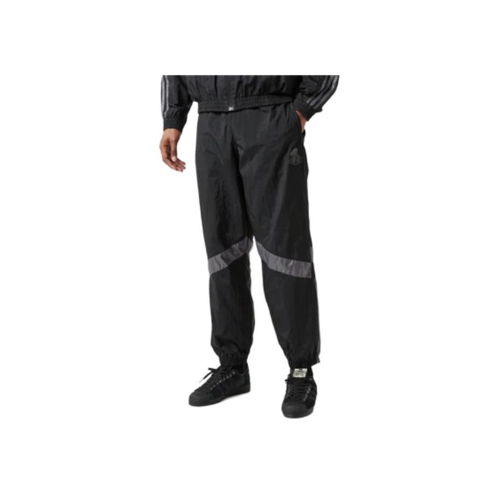 Adidas Colaborare Originals X Fucking Awesome Modă Casual Pantaloni de Jogging Confortabili cu Manșetă Unisex Partea de Jos Negru Granit JI9041